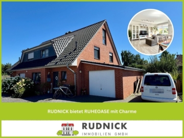 RUDNICK bietet RUHEOASE mit Charme, 31515 Wunstorf, Doppelhaushälfte