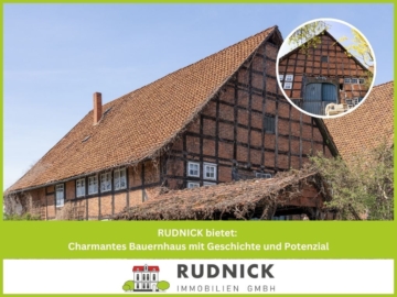 RUDNICK bietet: Charmantes Bauernhaus mit Geschichte und Potenzial, 31552 Apelern, Bauernhaus
